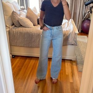 NWOT Garage Wide Leg High Rise Jeans